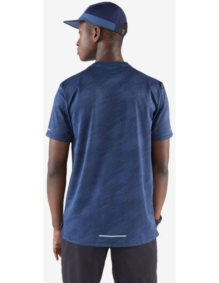 Decathlon - Men's Breathable Running T-shirt KIPRUN Run 500 Dry - Midnight blue image 2