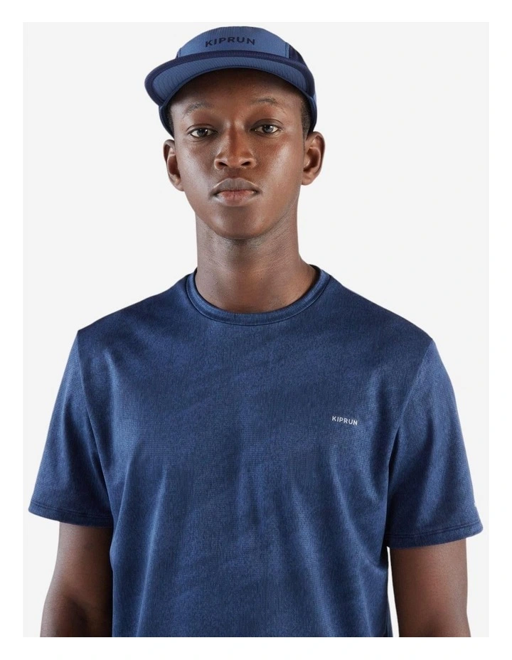 Decathlon - Men's Breathable Running T-shirt KIPRUN Run 500 Dry - Midnight blue image 4