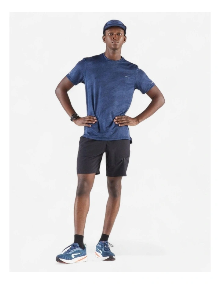 Decathlon - Men's Breathable Running T-shirt KIPRUN Run 500 Dry - Midnight blue image 5