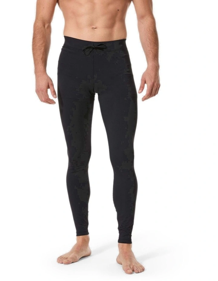 Decathlon - Mens surfing UV-protection leggings, 100 black image 1