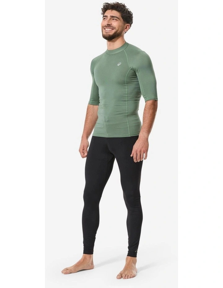 Decathlon - Mens surfing UV-protection leggings, 100 black image 3