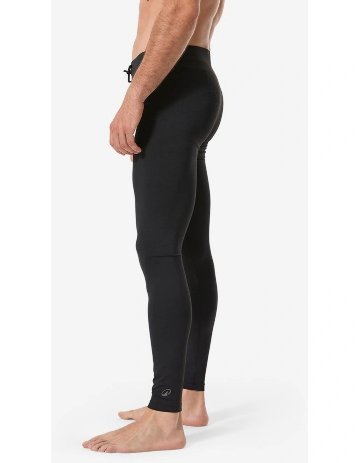 Decathlon - Mens surfing UV-protection leggings, 100 black image 4