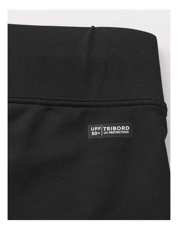 Decathlon - Mens surfing UV-protection leggings, 100 black image 6