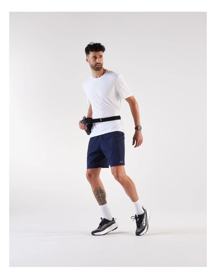 Decathlon - Men's Running Shorts-KIPRUN Run 500 Dry-Steel blue image 4