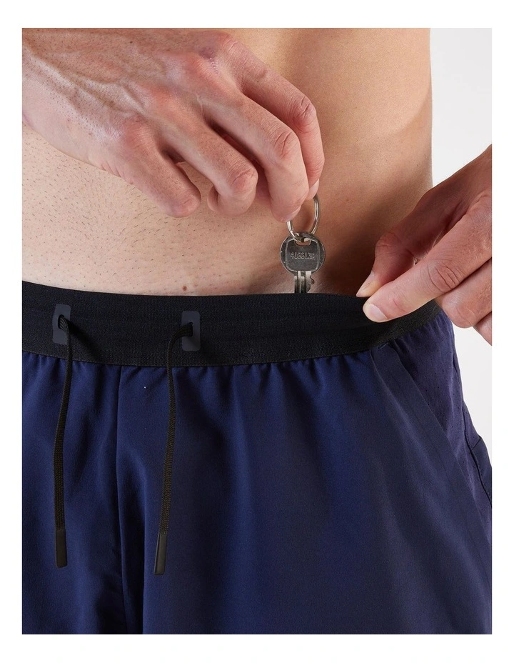 Decathlon - Men's Running Shorts-KIPRUN Run 500 Dry-Steel blue image 6