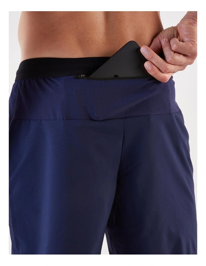 Decathlon - Men's Running Shorts-KIPRUN Run 500 Dry-Steel blue image 7