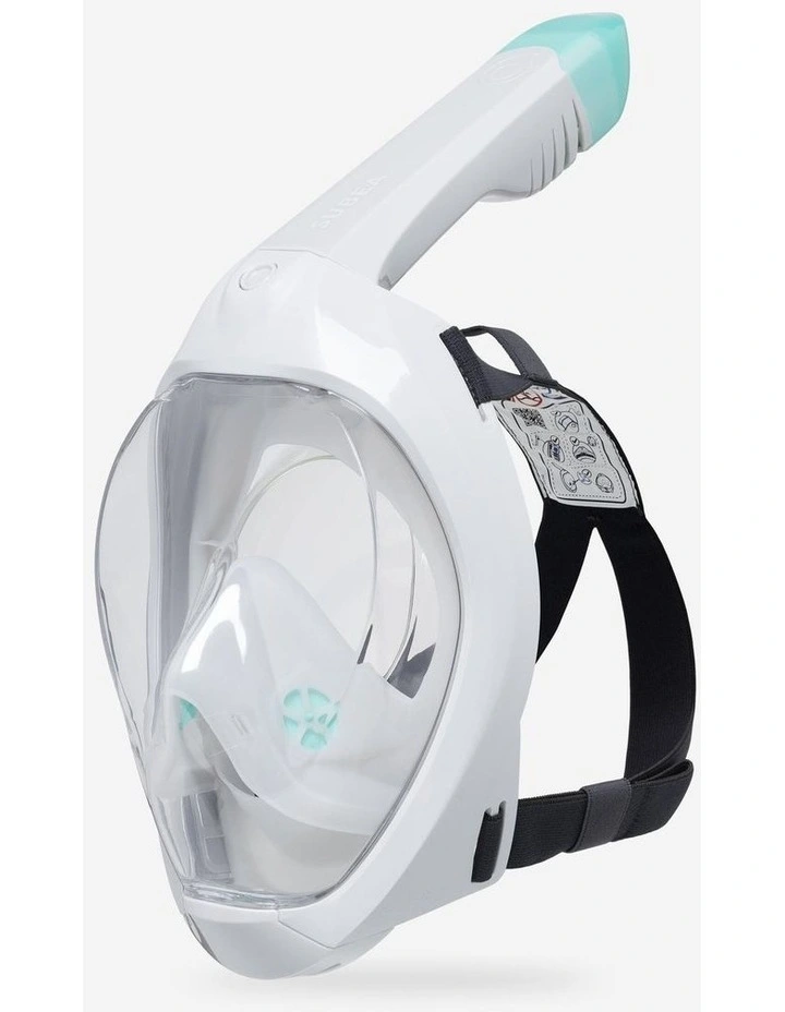 Decathlon - Adult Easybreath snorkelling surface mask grey -no bag- image 3