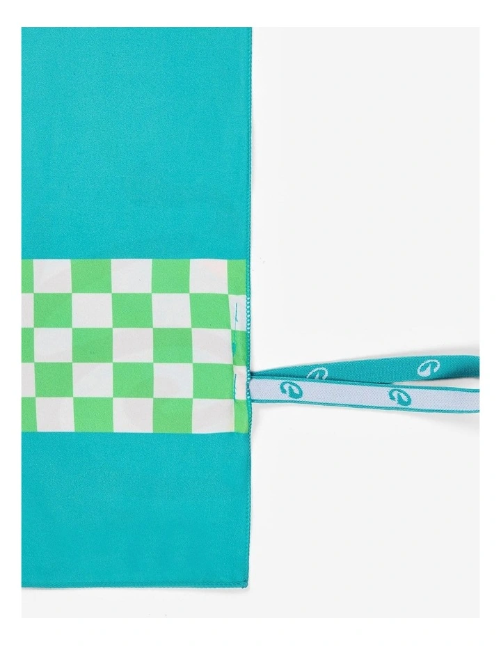 Microfibre Swimming Towel Size XL 110 x 175 cm, friends print turquoise image 5