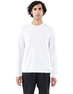 Decathlon - Men's Running Long-Sleeved T-Shirt Anti-UV - Kiprun Dry 500 UV White