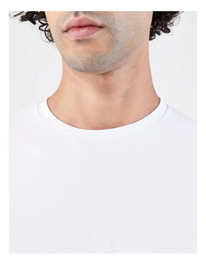 Decathlon - Men's Running Long-Sleeved T-Shirt Anti-UV - Kiprun Dry 500 UV White image 3