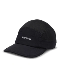 Decathlon - Unisex Running Cap - Kiprun 5 Panels Black