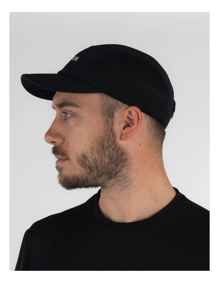 Decathlon - Unisex Running Cap - Kiprun 5 Panels Black image 3