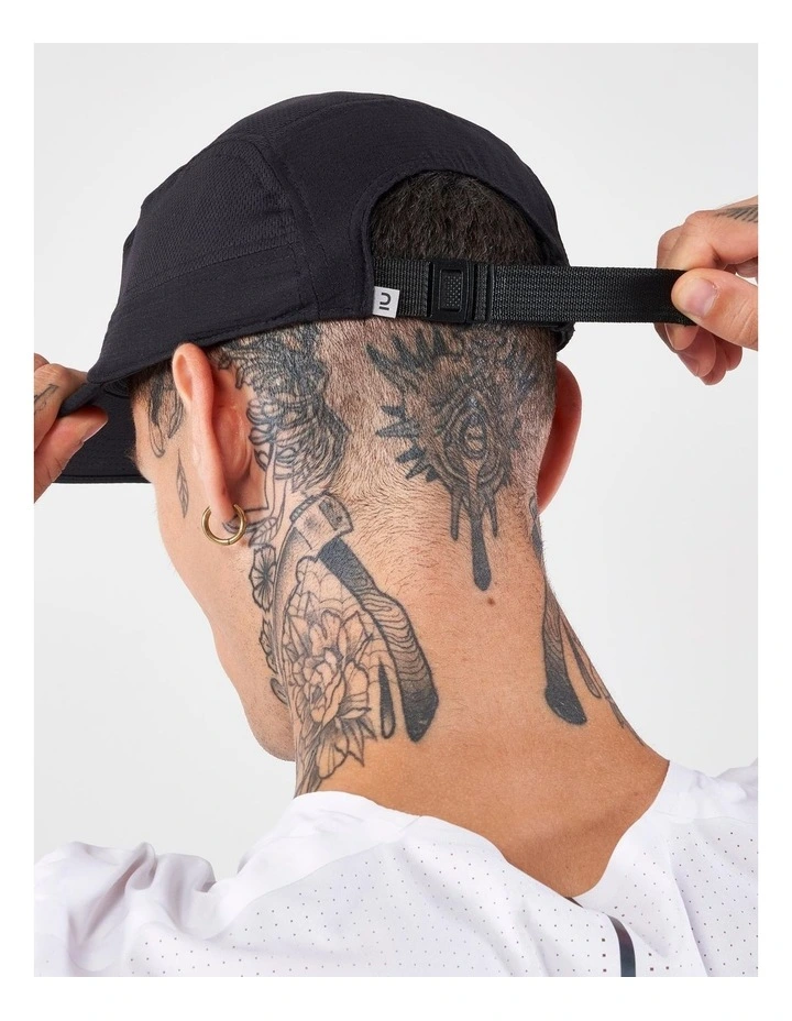 Decathlon - Unisex Running Cap - Kiprun 5 Panels Black image 5