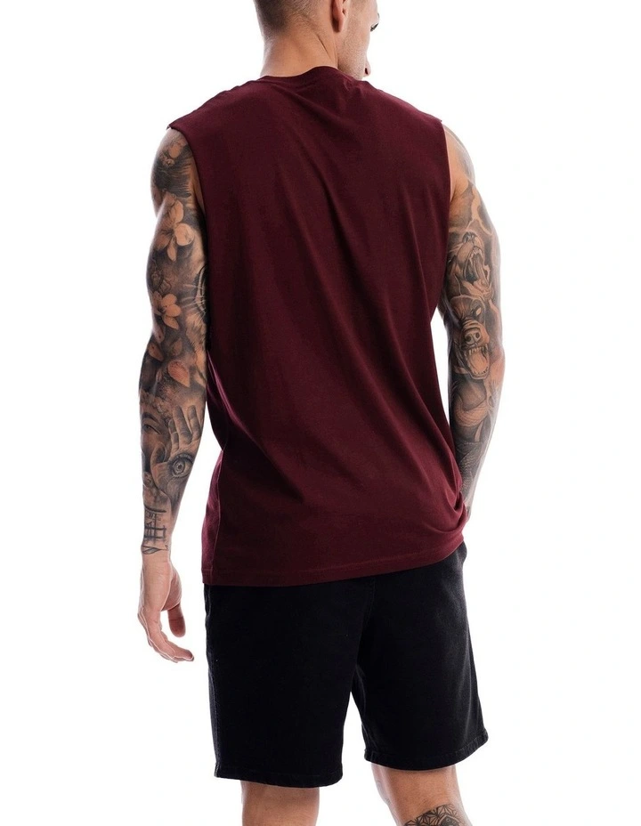 Absent Tank in Oxblood image 2