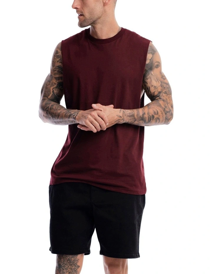 Absent Tank in Oxblood image 3