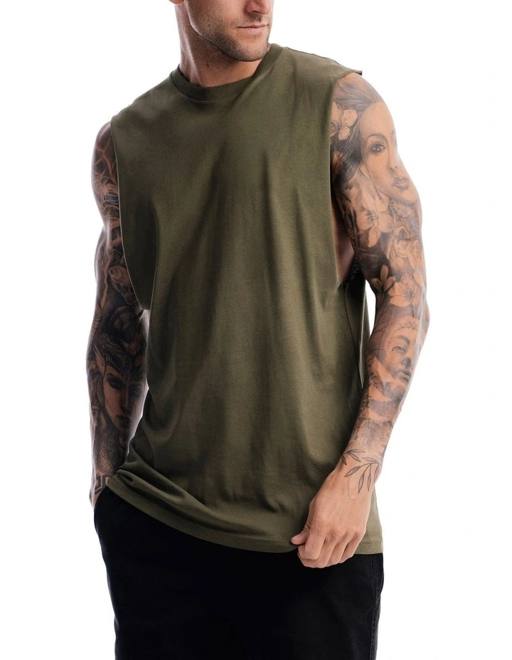 Absent Tank in Olive image 3