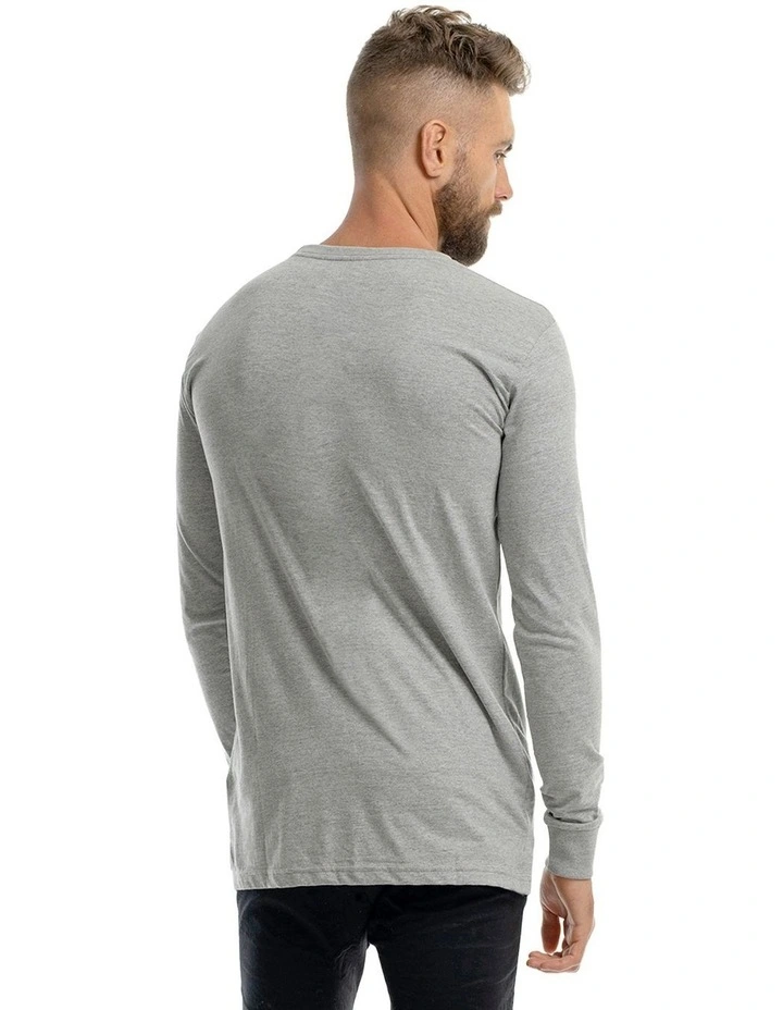Constant Long Sleeve Tee in Marle Grey image 2