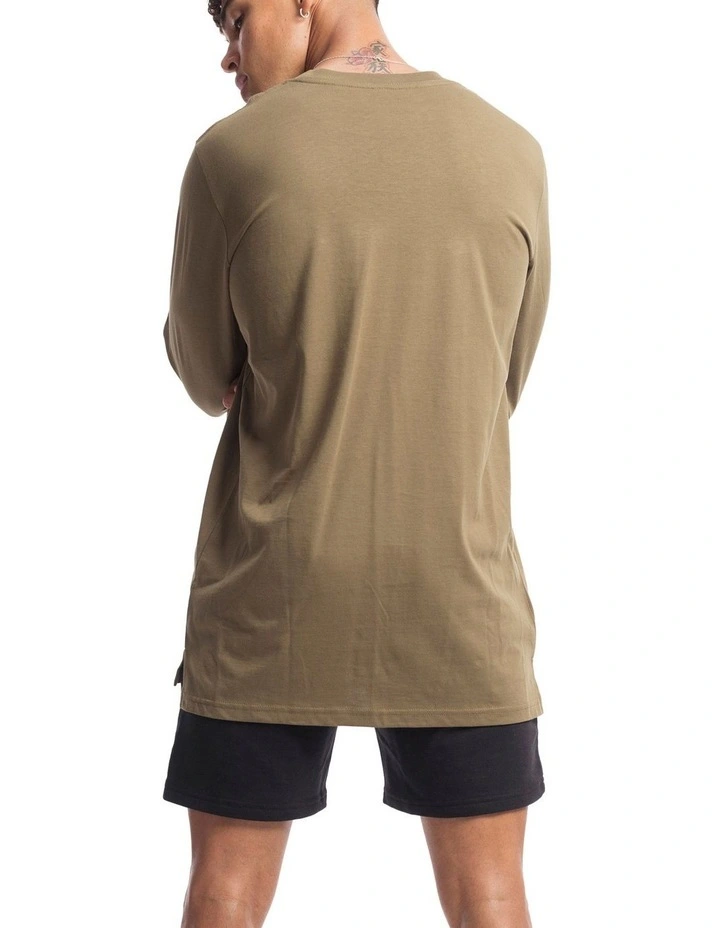 Contract Rise Long Sleeve Tee in Olive image 2