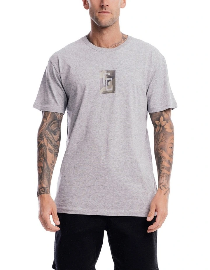 Combat Cryptic Tee in Marle Grey image 1