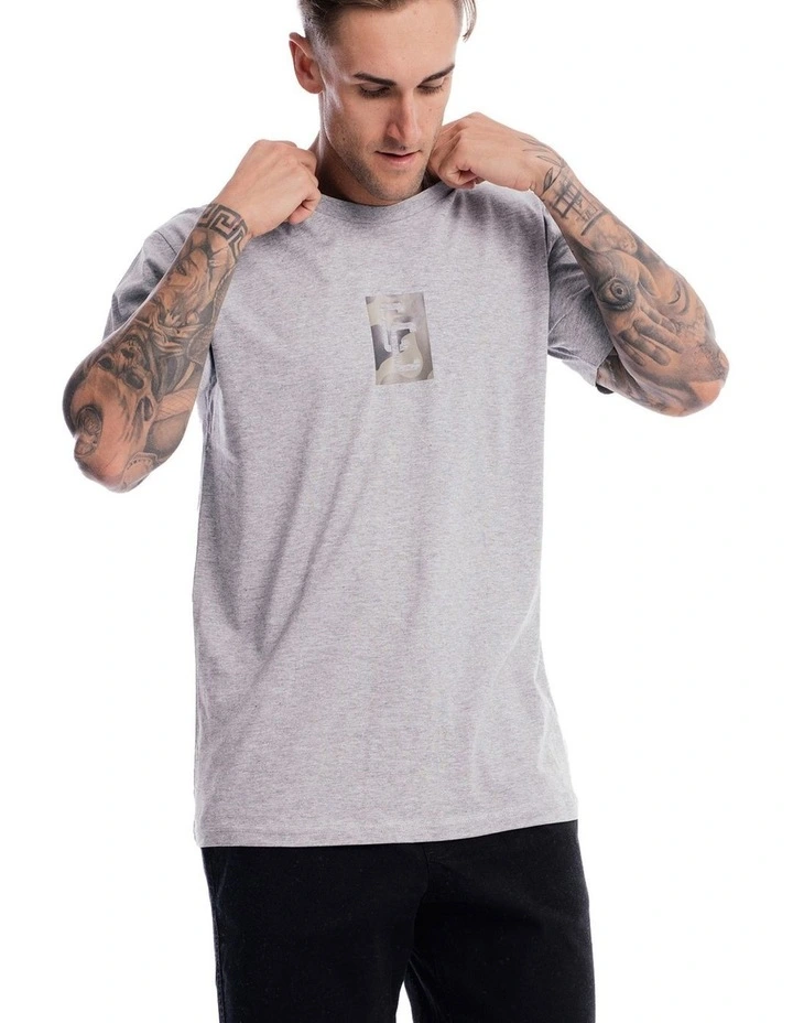 Combat Cryptic Tee in Marle Grey image 3