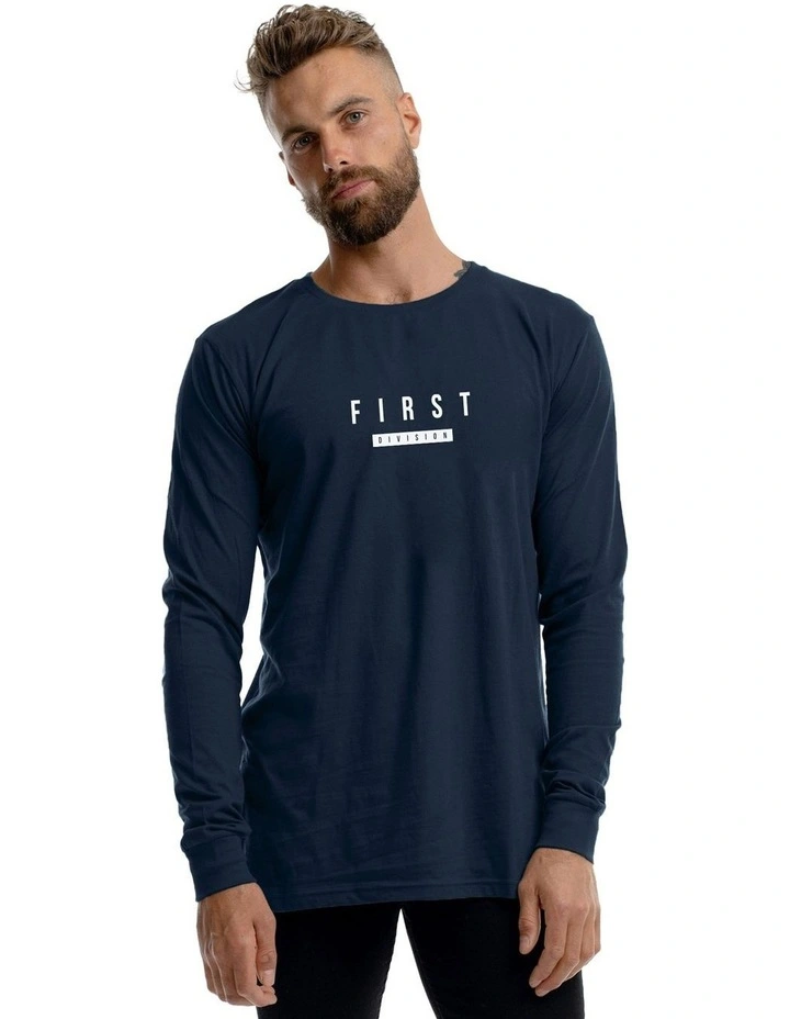 Constant Long Sleeve Tee in Ink image 1