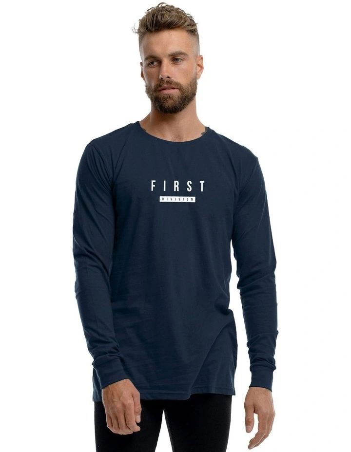 Constant Long Sleeve Tee in Ink image 3
