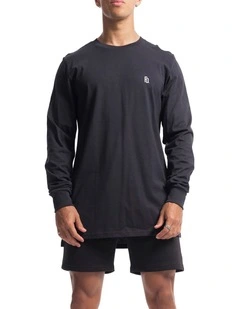 Contract Rise Long Sleeve Tee in Ink