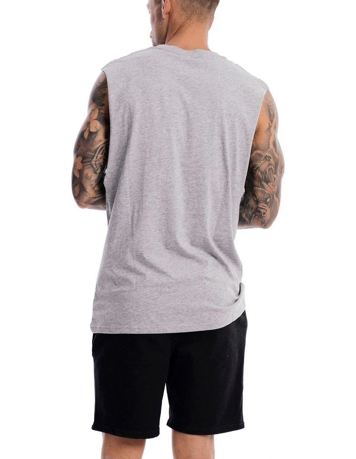 Atlas Tank in Marle Grey image 2
