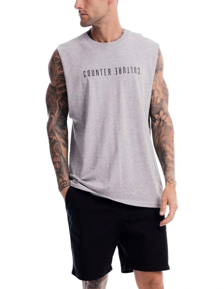 Atlas Tank in Marle Grey image 3