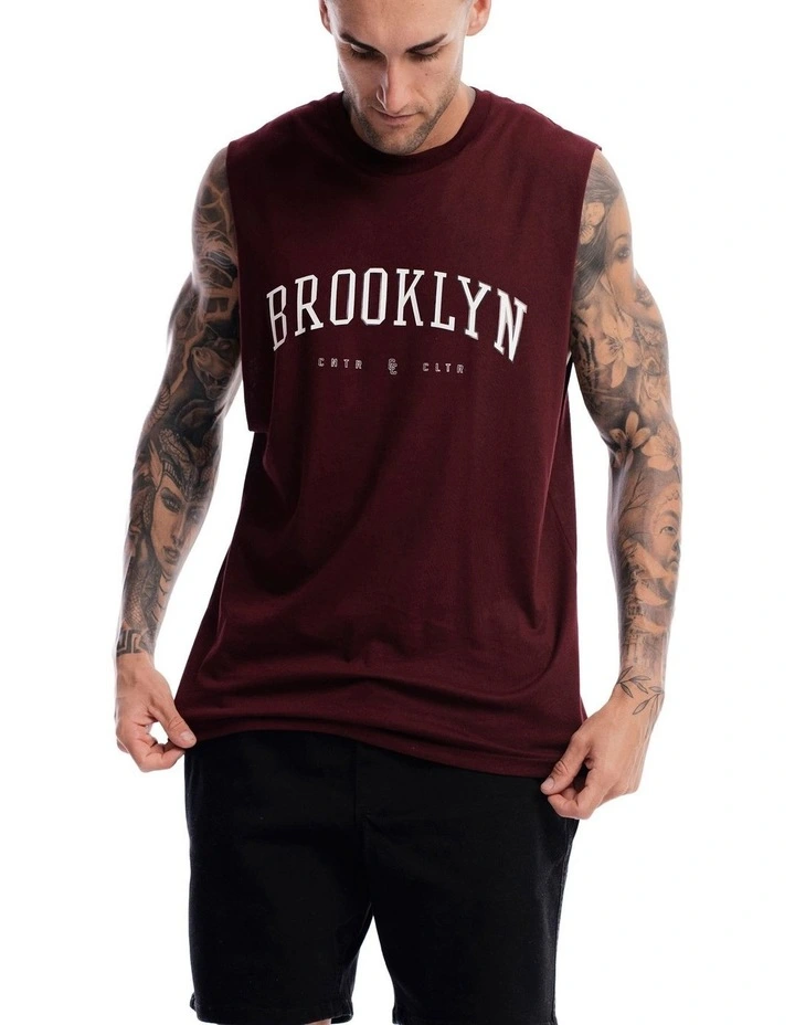 Brooklyn Tank in Oxblood image 3