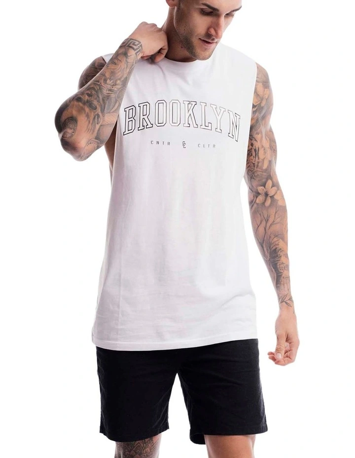 Brooklyn Tank in White image 3