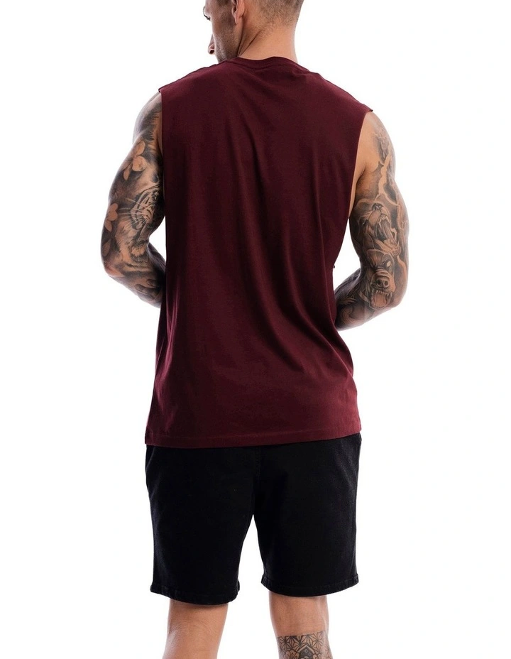 Box Tank in Oxblood image 2