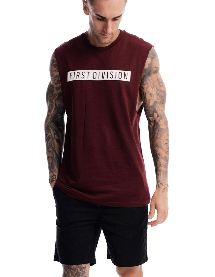 Box Tank in Oxblood image 3