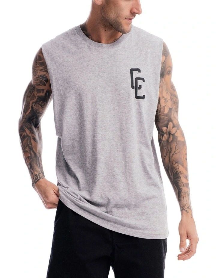 Big Cypher Tank in Marle Grey image 1