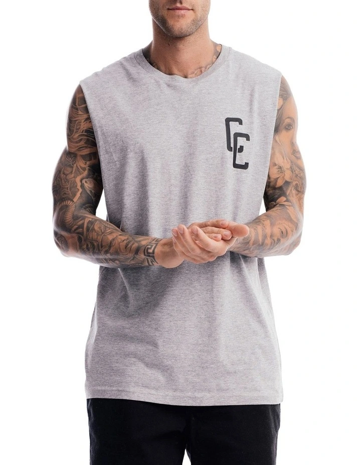 Big Cypher Tank in Marle Grey image 3