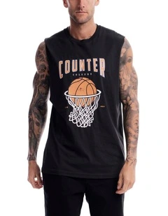 Baller Tank in Vintage Black