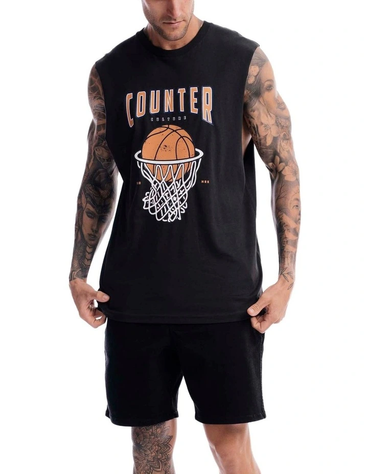Baller Tank in Vintage Black image 3