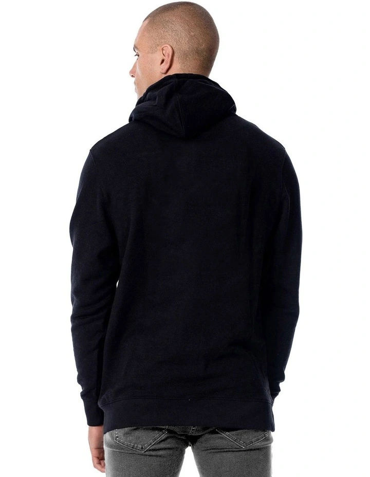 Core Logo Hoodie in Black image 2