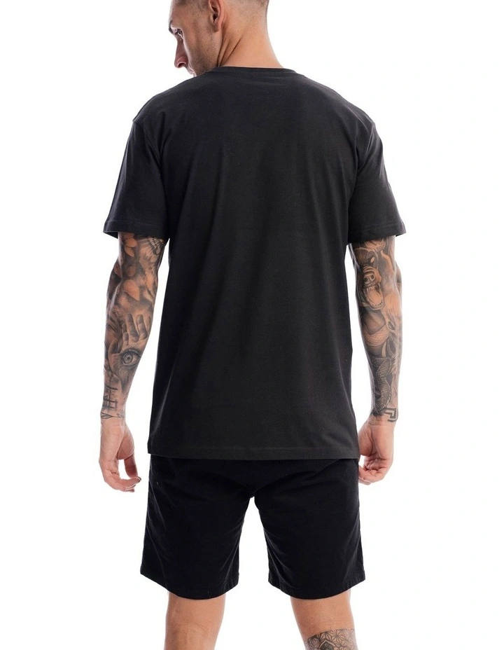 Core Logo Tee in Vintage Black image 2