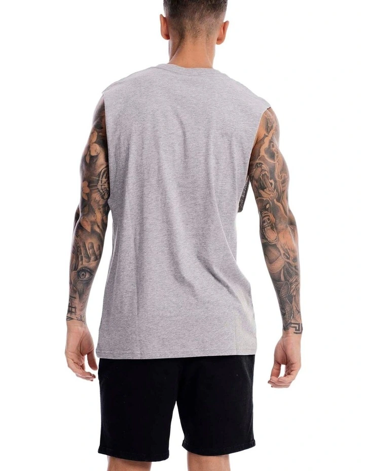 Contract Rise Tank in Marle Grey image 2