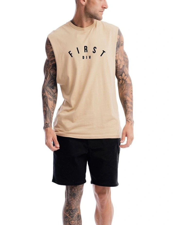 Core Logo Tank in Camel image 3