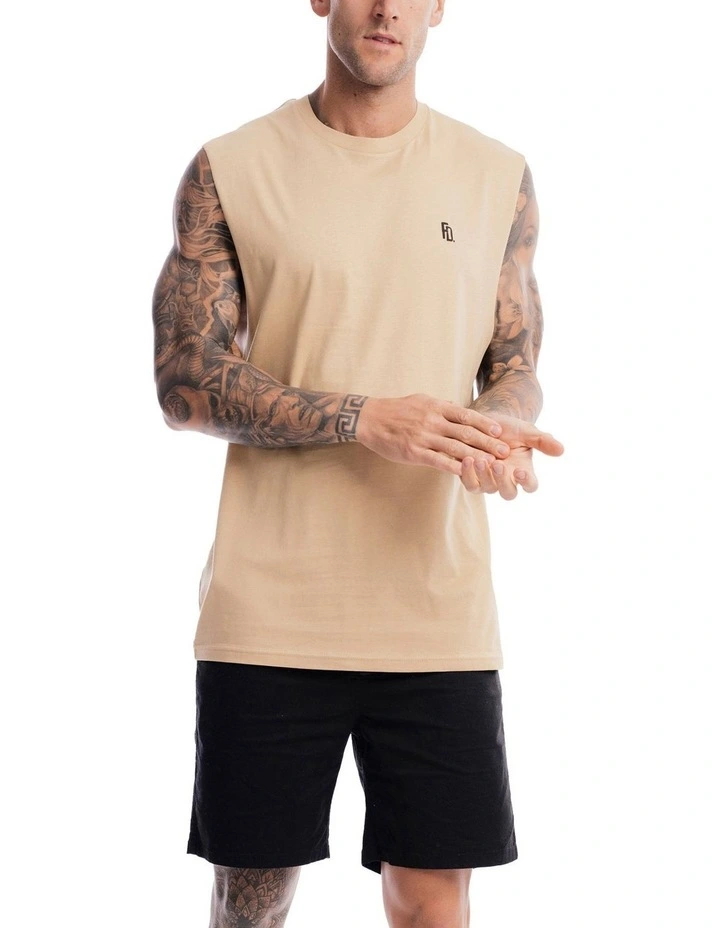 Contract Rise Tank in Camel image 3