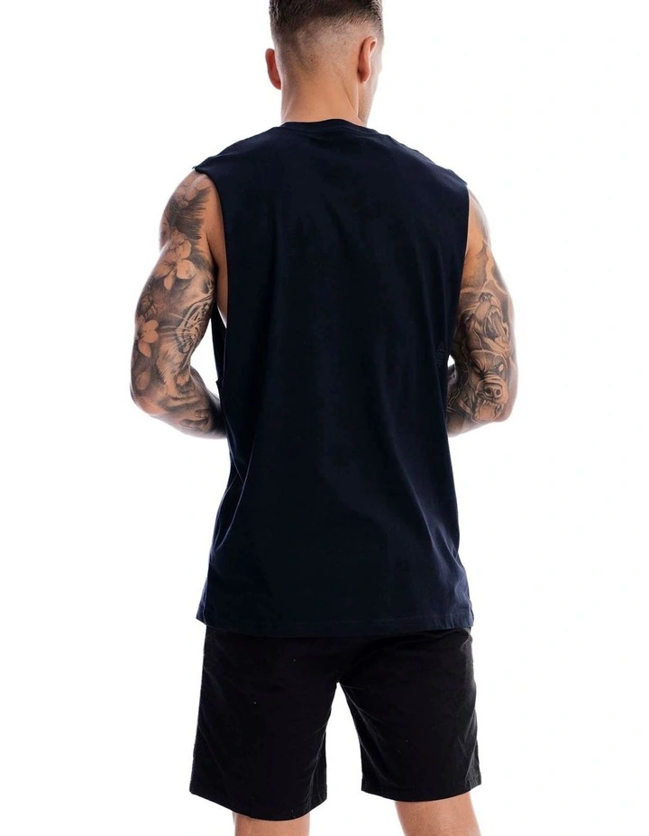 Contract Rise Tank in Ink image 2