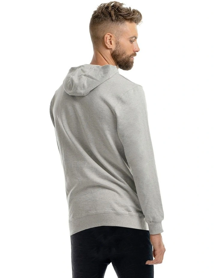 Core Logo Hoodie in Marle Grey image 2