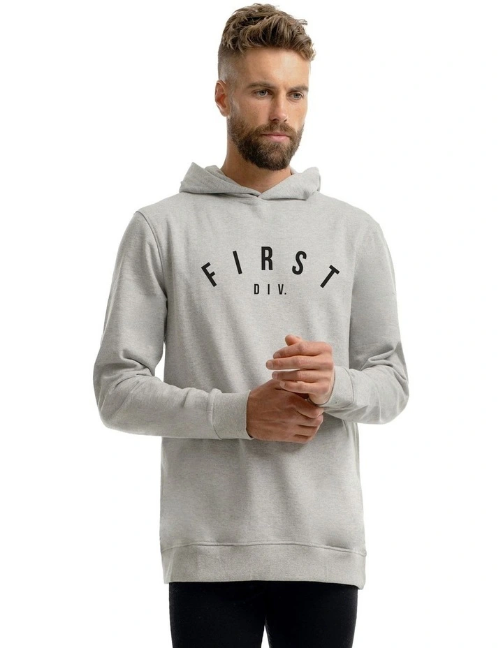 Core Logo Hoodie in Marle Grey image 3