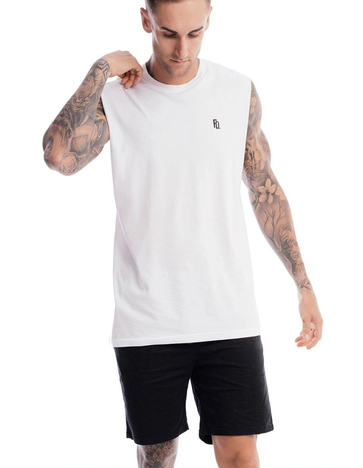 Contract Rise Tank in White image 3