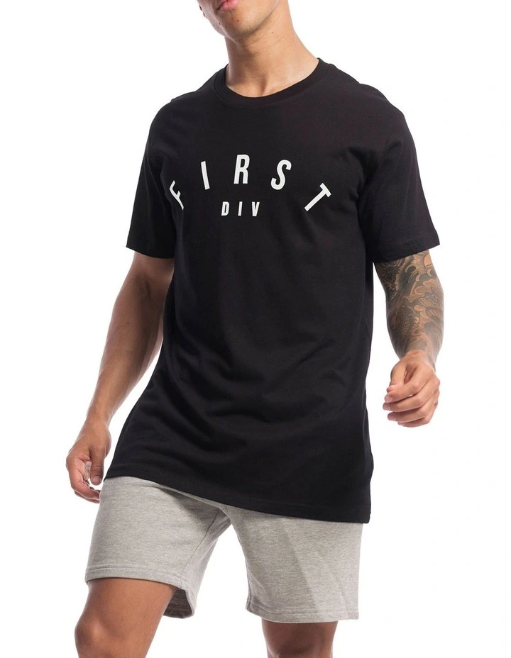 Core Logo Tee in Black image 3