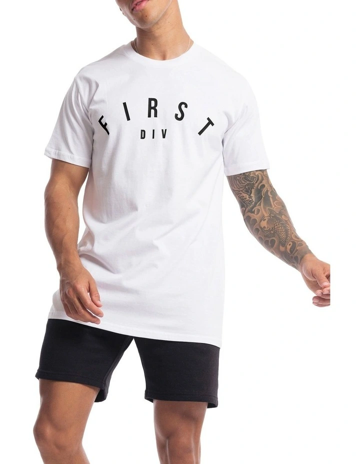 Core Logo Tee in White image 3