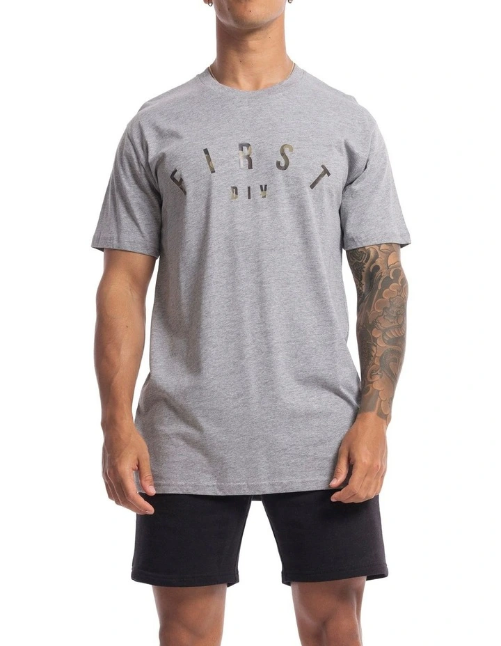 Core Logo Tee in Marle Grey image 1