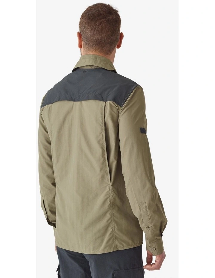 Decathlon - LIGHT AND BREATHABLE LONG-SLEEVED SHIRT 520 GREEN image 2
